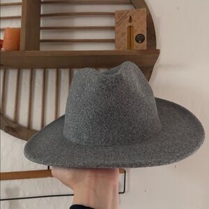 Universal Thread Gray Soft Fedora Hat Adjustable